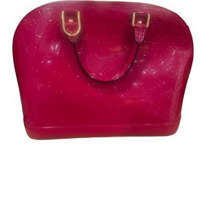 Lv pattern leather bag